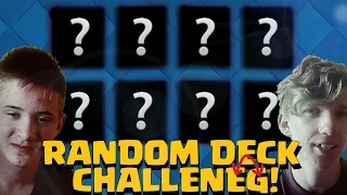 CLASH ROYALE ČESKY - RANDOM DECK CHALLENGE! - PP & Toastik