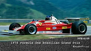 1978 F1 Brazilian Grand Prix Line Racing