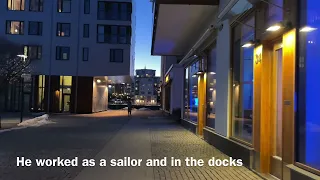 Stockholm Walks: the new shore of dock worker Per Ludvig Lindgren