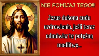 Modlitwa o cud uzdrowienia do Jezusa. 7 razy z tekstem. Codzienna skuteczna modlitwa. #polska