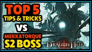 Top 5 TIPS vs MEKKATORQUE that You Might Have Missed! ⚔ Dragonheir: Silent Gods