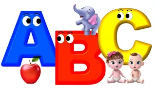 ABC Songs | ABC phonics song | ABC songs for baby | A for apple