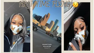 VLOG: DALLAS & HOUSTON TX for the Weekend | FIRST TIME FLYING!!