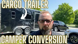 Cargo Trailer Camper Conversion | Tom Golden Adventures