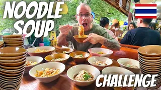 Bangkok NOODLE SOUP CHALLENGE 🇹🇭 Great food in Bangkok Thailand