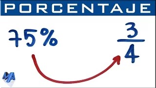 Convertir porcentaje a fraccion