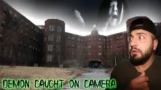 DEMON CAUGHT ON CAMERA in THE HAUNTED KINGS PARK INSANE ASYLUM ( PART 2)