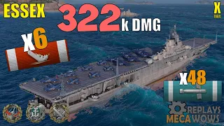 Essex 6 Kills & 322k Damage | World of Warships Gameplay