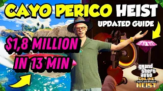 *UPDATED 2024* GTA 5 Online SOLO ELITE Cayo Perico Heist Guide! (+ Stealth ELITE Finale)