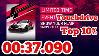 Asphalt 9 [Touchdrive] SHOW YOUR FLAIR | 00:37.090 | Top 10% | SNOW VAULT