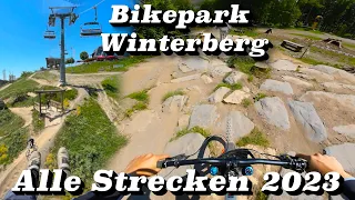 ALLE STRECKEN Bikepark Winterberg 2023 | Neue Enduro Lines | 4K | Julian Schneider