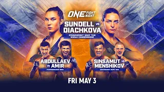 🔴 [Live In HD] ONE Fight Night 22: Sundell vs. Diachkova