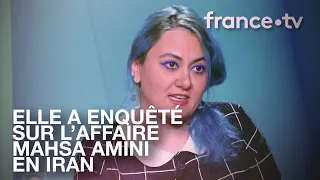 Interview d'Aïda Ghadjar, celle qui a révélé l'histoire #mahsaamini - C Politique du 25 sept 2022