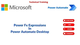 How to use Power Fx Expressions in Power Automate Desktop