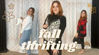 Come thrift with me TWICE!! ✨ Fall 2022 haul + midsize TRY ON! ✨