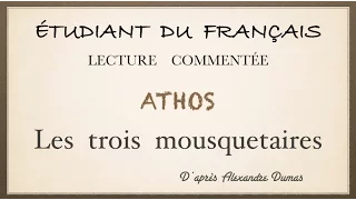 Урок французского языка. Athos. Les trois mousquetaires.