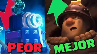 De la PEOR a la MEJOR LEGENDARIA de CLASH ROYALE