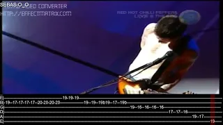 RHCP - I could have lied Solos Live Big Day Out 2000 - John Frusciante - TABS