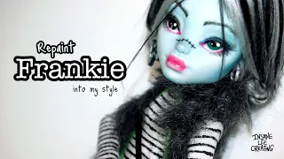 Repainting my new G3 Frankie Stein! • Dollrepaint • Monster High