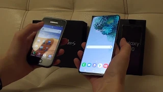 Прошло 10 лет! Samsung Galaxy S1 и S20. Что изменилось?