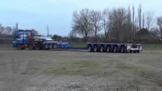 Nooteboom 6-axle PX Euro Low-loader with 3-axle Interdolly ICP (ADM Team Heavy Weight - THW-ADM)