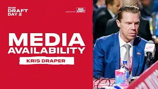 Detroit Red Wings Kris Draper Wraps up the 2022 NHL Draft