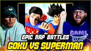 SUPERMAN THAT H@E!!! | Goku vs Superman - Epic Rap Battles of History [REACTION]
