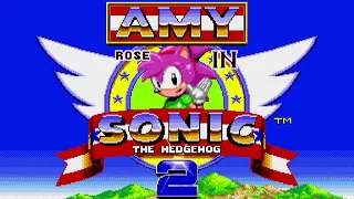 Amy Rose in Sonic the Hedgehog 2 (Sonic 2 Hack) by E-122-Psi - Full Longplay