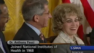 User Clip  Fauchi Medal of Freedom   C SPAN org