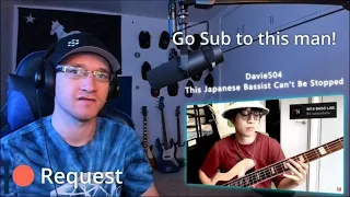 PTB Reaction | Davie504 | This Japanese Bassist Can't Be Stopped