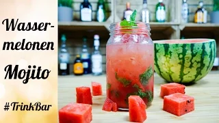 Wassermelonen Mojito - Cocktail selber machen - Rezept - TrinkBar