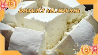 KAKO NAPRAVITI DOMACI SIR NA JEDNOSTAVAN NACIN (HOMEMADE  CHEESE)