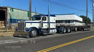 Работа, порт, природа, ответы на некоторые вопросы Peterbilt 389 Контейнеровоз￼￼