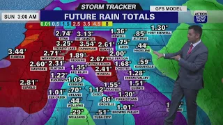 Storm Tracker Forecast: Heavier rain & gusty winds ahead