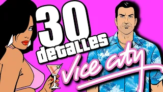 30 DETALLES ALUCINANTES de GTA VICE CITY