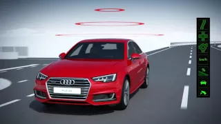 Audi A4 predictive efficiency assistant system animation