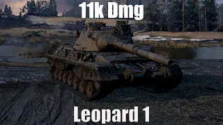 Unleashing Mayhem: World of Tanks - Leopard 1 Obliterates with 11k Damage!