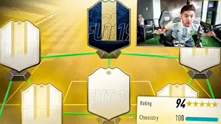 OMG 8 ICONS IN 1 FUT DRAFT! THE BEST 194 DRAFT CHALLENGE! FIFA 19