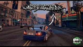 NFS Most Wanted M3 GTR in GTA 5 | Cutting Traffic | Insane Sound! | Logitech g923 Gameplay