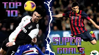 TOP 10 Messi & Ronaldo SUPER Goals! 🔥| Sports 7/52 Moments