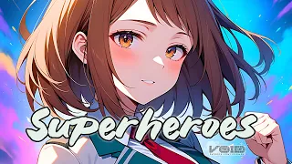 The Script - Superheroes (Sped Up) [Lyrics 8D Nightcore] | USE HEADPHONES 🎧