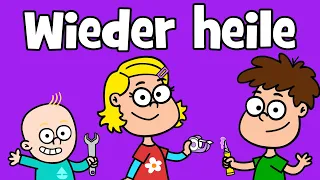 ♪ ♪ Kinderlied Reparieren - Wieder heile | Hurra Kinderlieder | Kindermusik zum Mitsingen