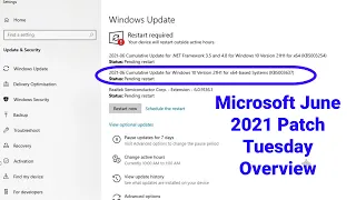 Microsoft June 2021 Patch Tuesday Overview | Microsoft Update 2021 | Microsoft Montly Patch Tuesday