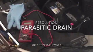 Parasitic Drain - RESOLVED: 2007 Honda Odyssey