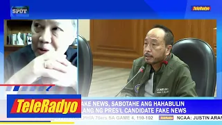 Reaksyon sa pagbabanta ng Comelec commissioner sa tutuligsa sa trabaho nila sa Mayo | 25 April 2022