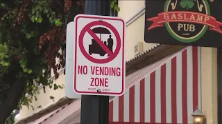 Downtown restaurant owners demand the city crack down on street vendors in the Gaslamp Quarter