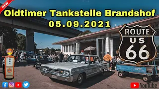 Oldtimer Tankstelle Brandshof | Hamburg | #carmeet |  Germany |  4K |  Classic Cars