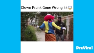 Clown Prank Gone Wrong Compilation!