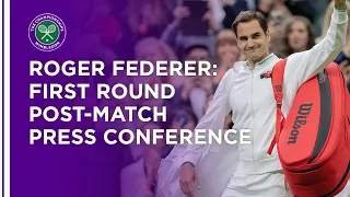 Roger Federer First Round Press Conference | Wimbledon 2021