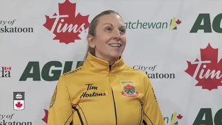 Media Scrum - Draw 5 - 2021 Tim Hortons Curling Trials